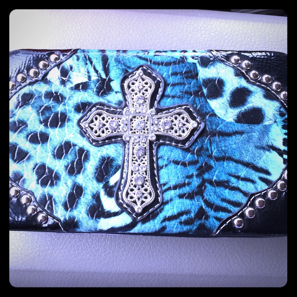 Studded wallet, great condition